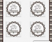 Father's Day Love You to Pieces Almond Tags Il_170x135