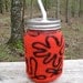Backwoods (mason jar) Travel Mug with Fancy sweater