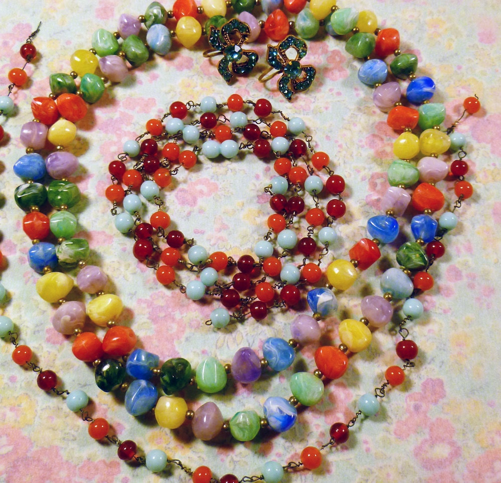 Vintage Jewelry Destash Lot Multicolor