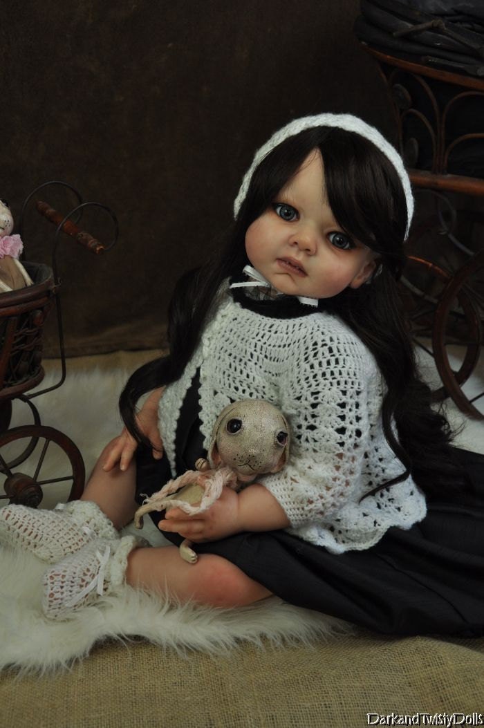 CUSTOM Reborn Baby Vampire Twilight OOAK Art Girl Boy Doll Toddler 28"-31" Dark and Twisty Dolls by Lacey Michelle
