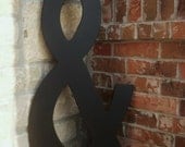 Wooden Ampersand Marquee Style 36 inch Painted Large Wooden Letters Wedding,Nursery,Photo Props Vintage Style