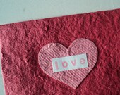 Recycled & Plantable Valentine Card ((love))