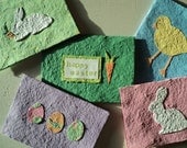 Spring is Near- Recycled & Plantable Easter Cards
