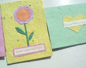 Recycled & Plantable Handmade Mother's Day Card