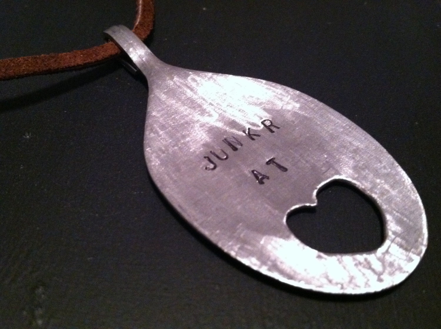 Upcycled Spoon Necklace JUNKR AT heart