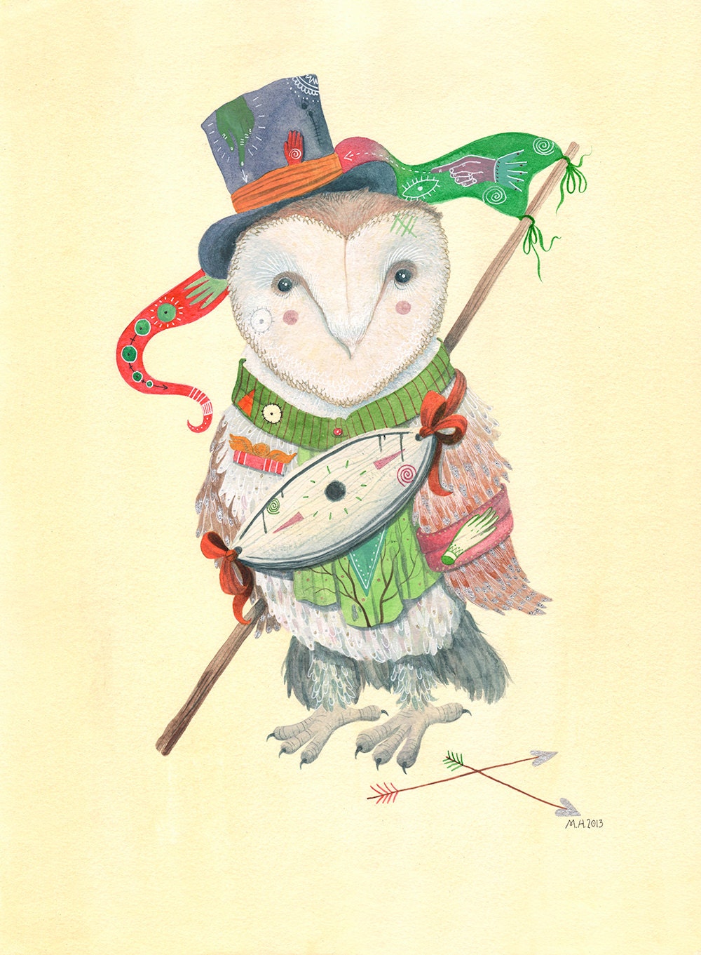 Sergeant Owl by Maryanna Hoggatt