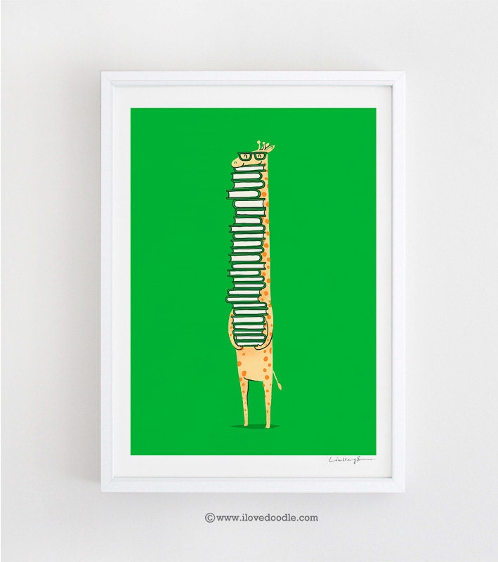 A Book Lover - print