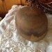 Primitive 1800's Antique Wood Hat Mold Form B L & H Newark New Jersey Hat Makers Mold