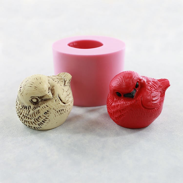 Silicone Bird Mold 3D Mould for Resin Soap Wax Isomalt Candy Chocolate (501)