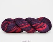 Kauni Wool Yarn 8/2 Color eb, Self-Striping, Purple and Pink (Fuchsia), FREE SHIPPING WORLDWIDE