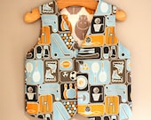 Organic Reversible Vest for Boys -Special Occasion Boys clothes - Cute outfit for boys- Organic cotton