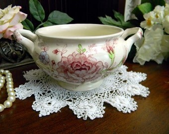 Johnson Bros Rose Chintz Sugar Bowl - No Lid 9163