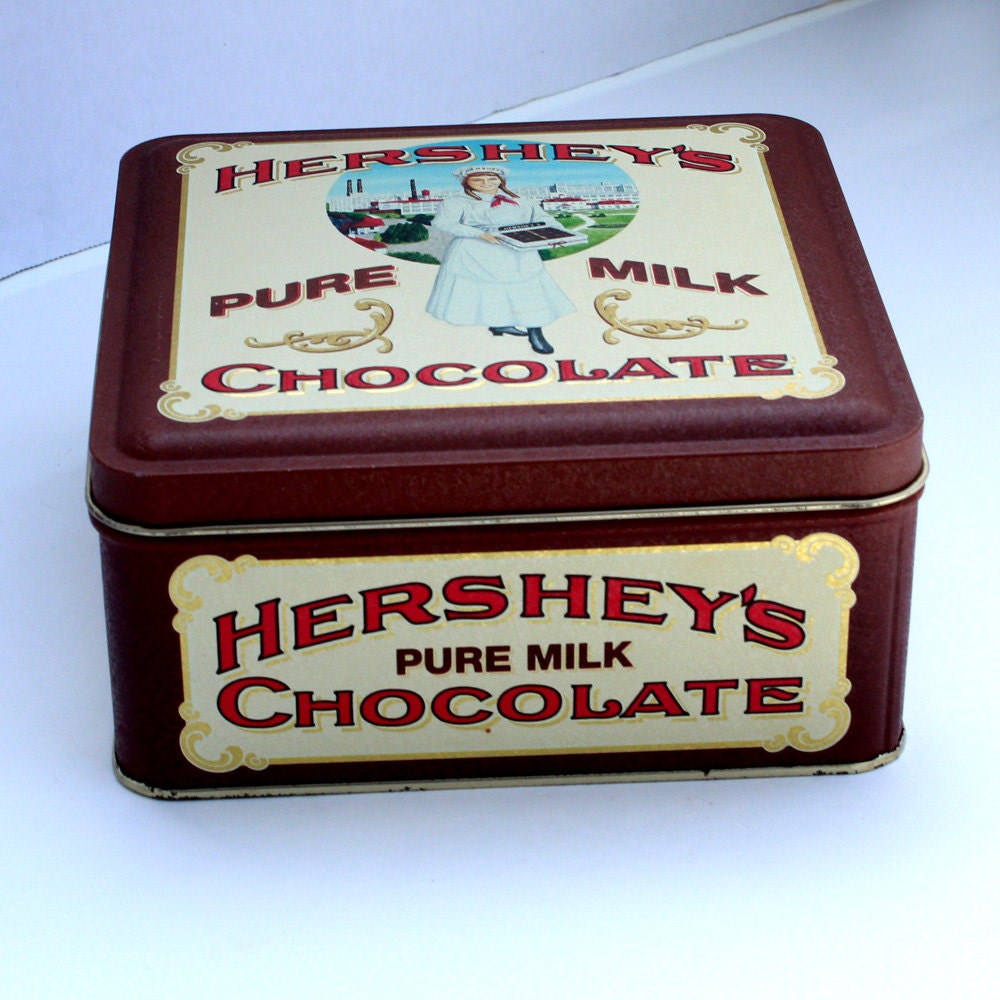 Hershey's Pure Milk Chocolate Tin, Vintage Edition 2, 1992