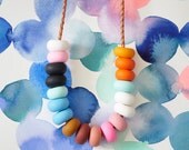 Clementine beaded necklace