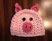 Miss Piggy Baby Hat