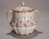 Theodore Haviland Limoges France Porcelain Sugar Bowl or Jar from 1903