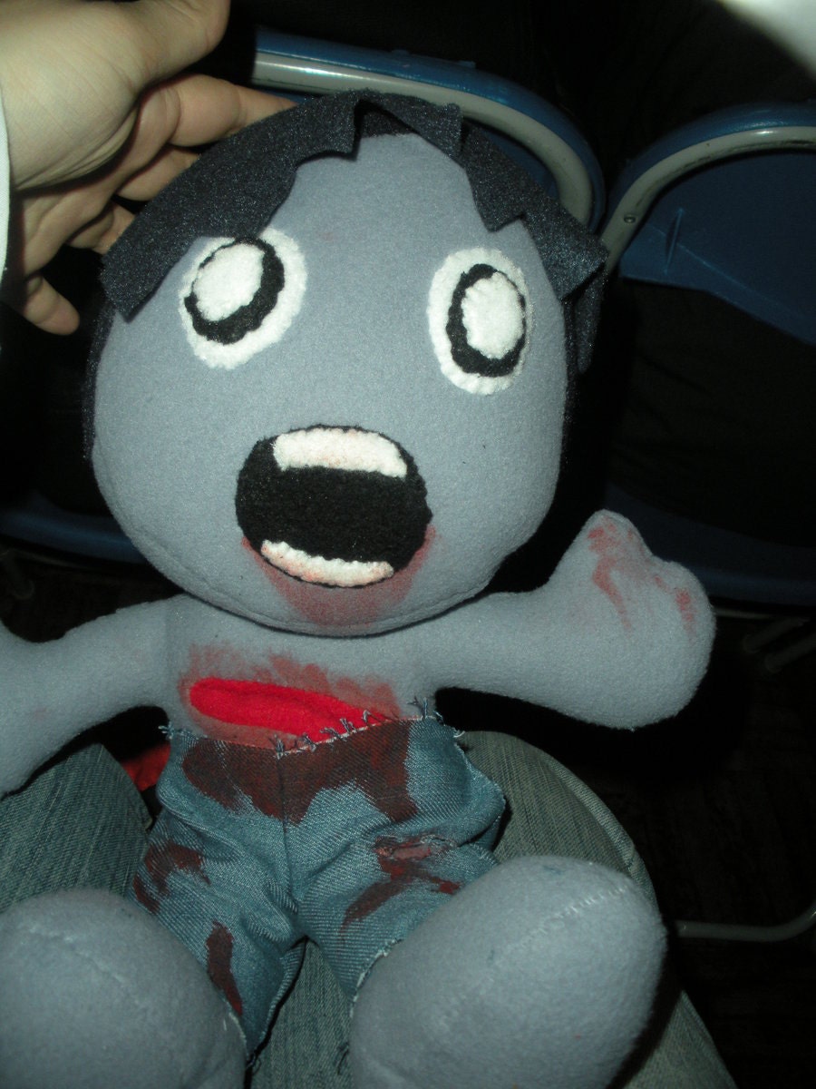 zombie plush available in an array of colors