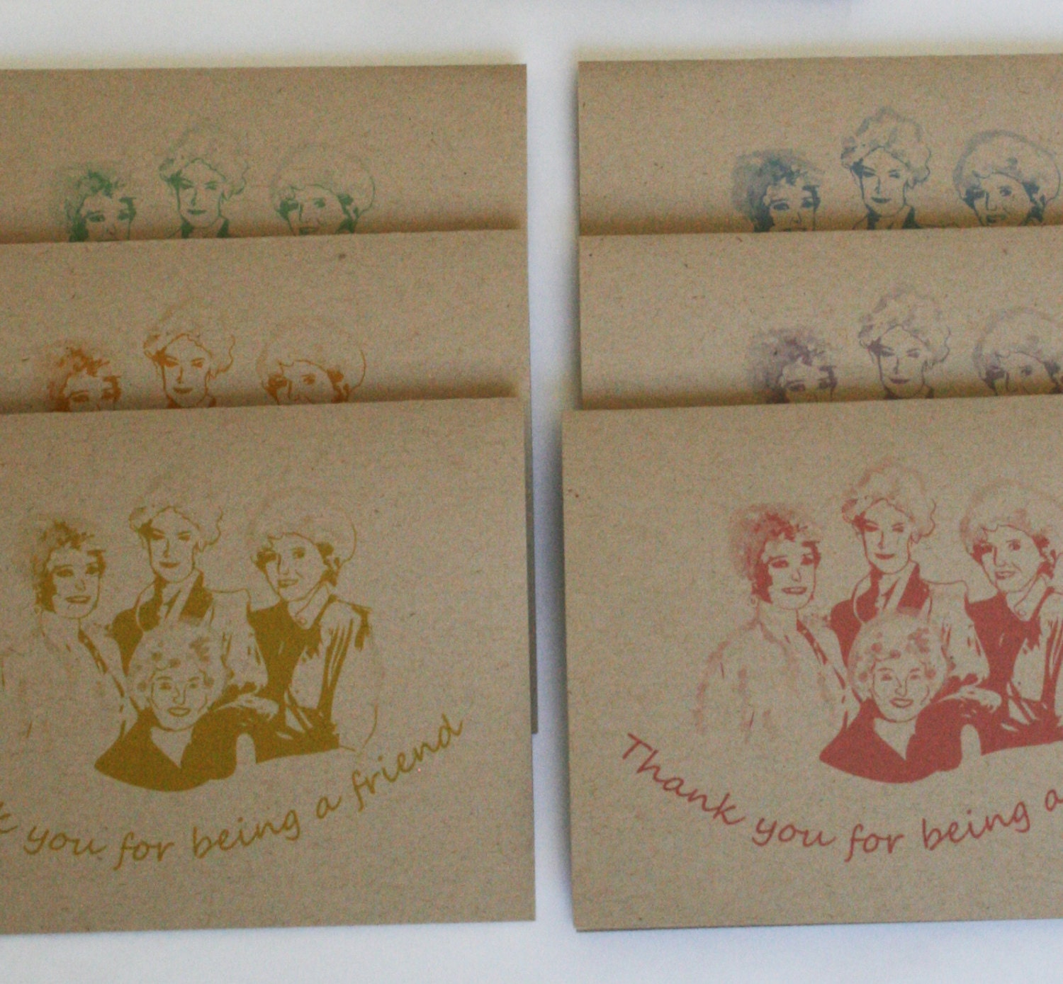 Golden Girls Card - Thank You for being a Friend Card - Thank you card