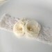 Ivory Bridal Garter: Charity