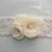 Ivory Bridal Garter: Charity