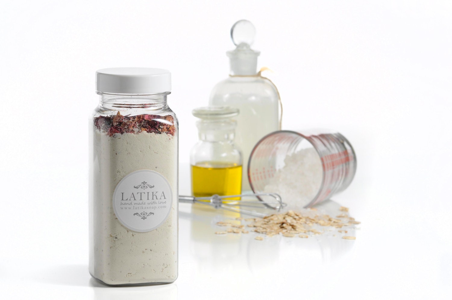 Mother's Day gift - All Natural Bath Soak Milk - Milk Bath - Bath Milk - With Salt, oil & Herbs