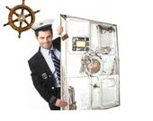 Shabby Chic Sea-side Themed Shelf,Notes, Hook Unit, many interchangeable items, rope frame,  hang vertically or horizontally