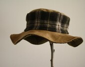 Toddler reversible sun hat: eco friendly, upcycled, OOAK