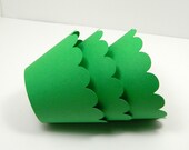 Cupcake Wrapper - Green Cupcake Wrapper - Green Party Decor Snack Wrappers