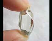 Quartz Faceted Cabochon,8x17mm,1.8g