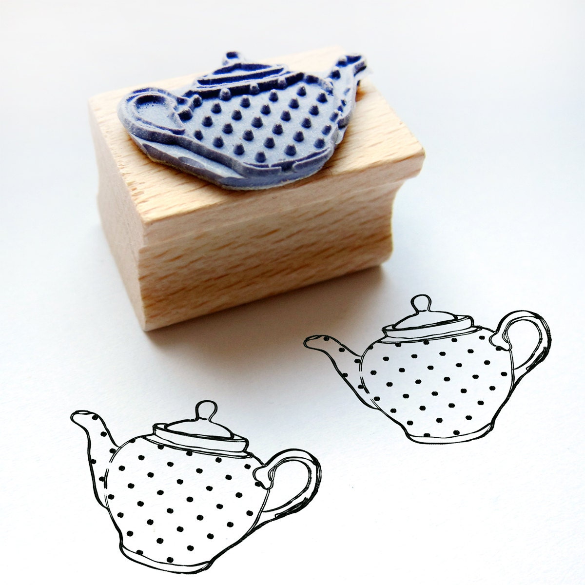 rubber stamp - TEA TIME - Citoyennes