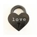 Shabby Chic Wedding Decor LOVE LOCK heart padlock skeleton key anniversary gift for men heart lock rustic wedding decor wedding gifts