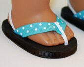 Flips: Doll Flip Flops - Turquoise