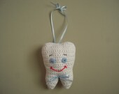 Crocheted Stuffed Amigurumi Tooth Fairy Pillow (Boy)