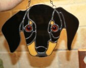 Stained Glass Dachshund