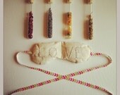 Love Natural Eye Therapy Sachet - Herbs eye sachet - Cold or Warm Eye Therapy Filled Natural Herbs - Organic Face Therapy - Custom Words