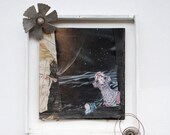 Sacred Entrance, mixed media original art