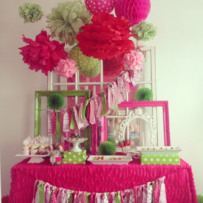 DIY, Strawberry Birthday PARTY PACK Il_570xn