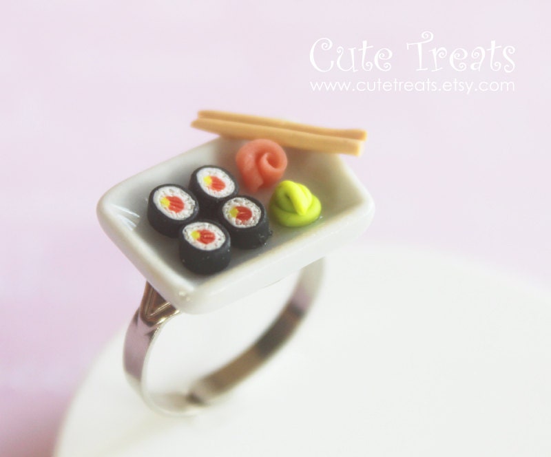 Sushi Ring - Miniature Food Jewelry
