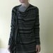 Striped grey and black cardigan
