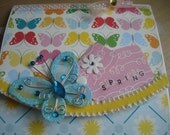 cd ENVELOPE MINI ALBUM kit echo park paper spring scrapbook photo