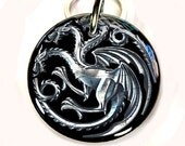 Game of Thrones House Targaryen Pet ID Tag Pet Tag Dog Tag