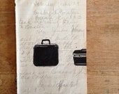 Suitcases - Original Drawing