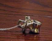 Anatomical Jewelry - Lumbar (L3) Vertebra Pendant in Silver