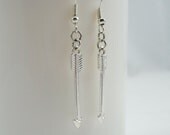 Silver Arrows Earrings - Fairytale Inspired