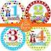 13 Monthly Onesie Stickers FREE Hello Just Born Sticker- Boy GUMBALL MACHINE (red.green.blue.orange) Create Great Memories