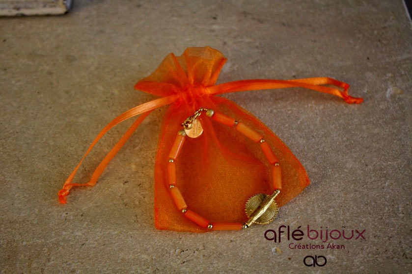 Bracelet Aflé Bijoux en corail
