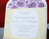 Letterpress Wedding Invitation Sample - Katherine Wedding Invitation