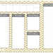 Multitasker To do List NotePad with Perforated Grocery List YELLOW