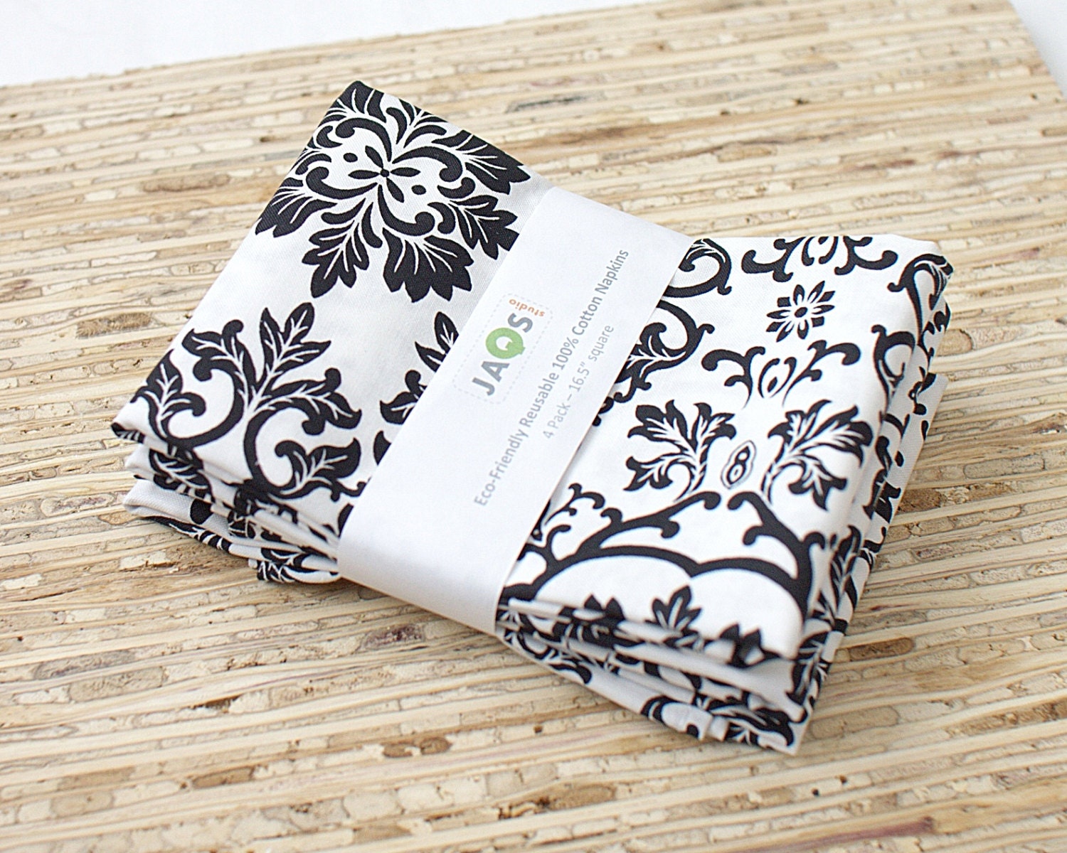 Eco-Friendly Large Cloth Napkins - Set of 4 - (N1244)