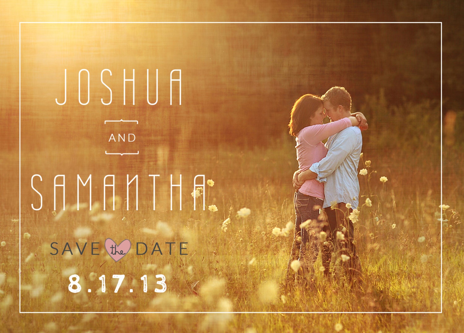 Save the Date photo magnets
